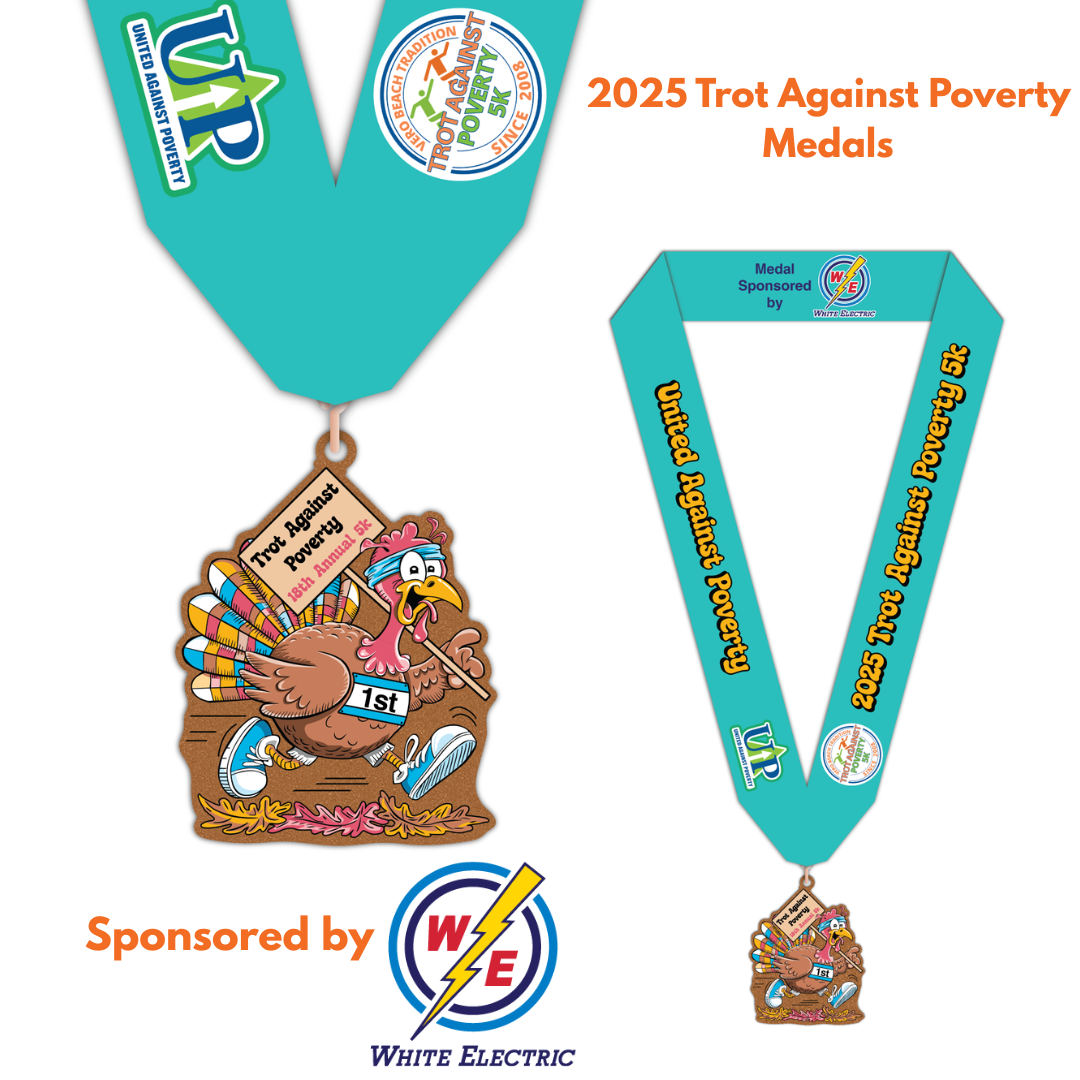 2025 Trot Against Poverty Winners Medals